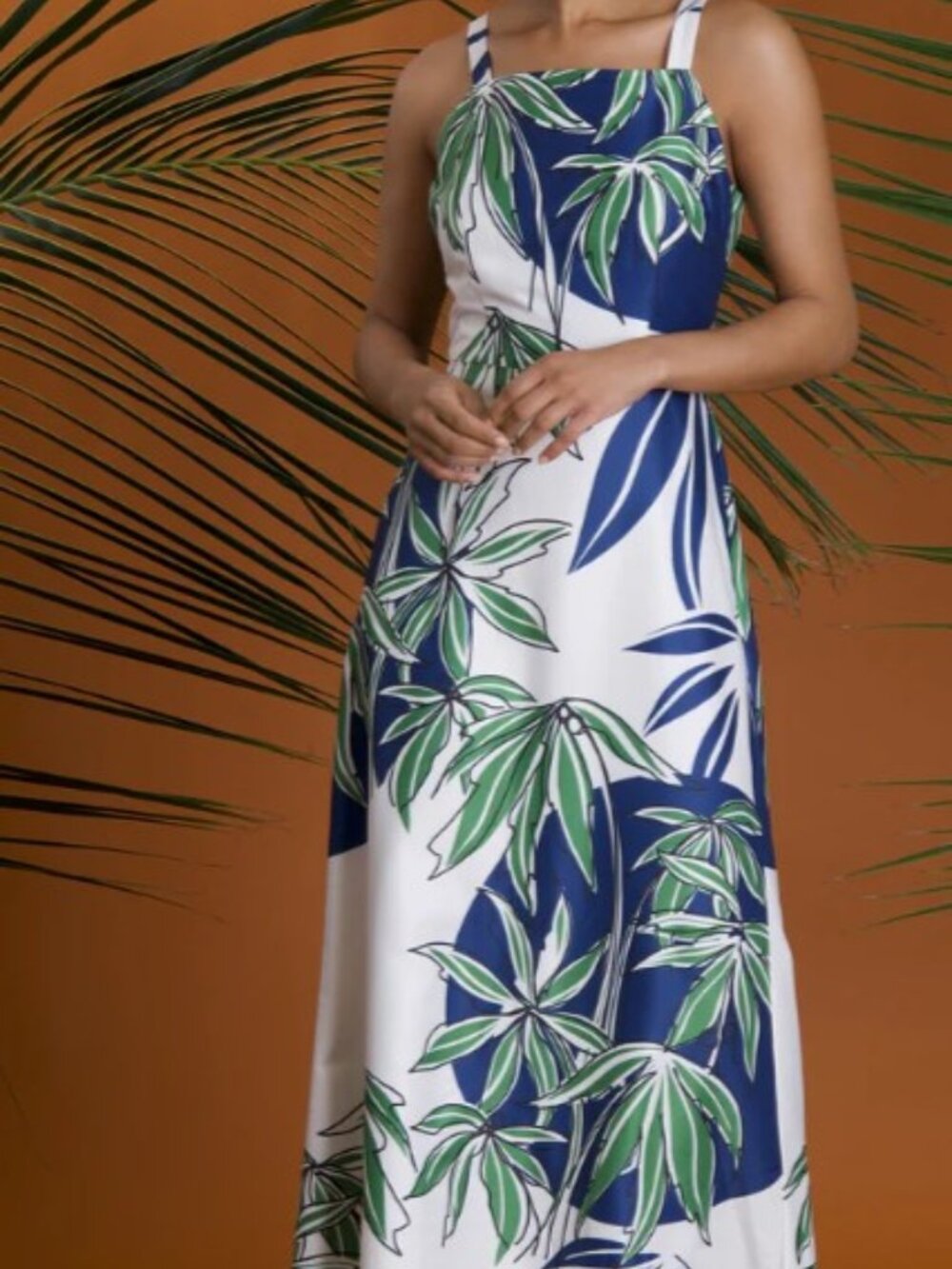 NEW-Maggy London Size 10 Suki Floral Maxi A-Line Dress- SOLD OUT $158 MSRP